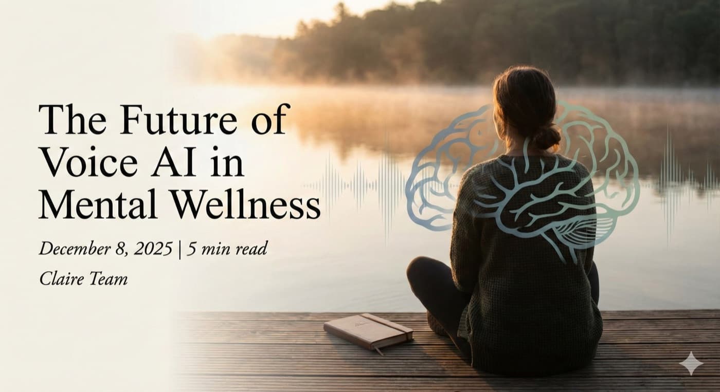 The Future of Voice AI in Mental Wellness